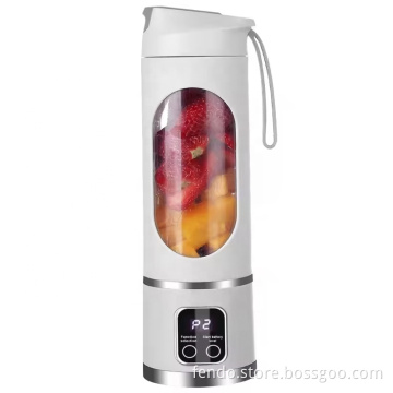 Portable Rechargeable Electric Vacuum Blender for Hot Sale: 450ml Automatic Fruit Juicer